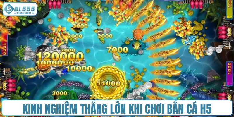 Kinh nghiệm thắng lớn khi chơi bắn cá H5