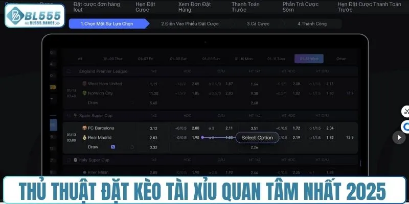 Thủ thuật đặt kèo tài xỉu quan tâm nhất 2025